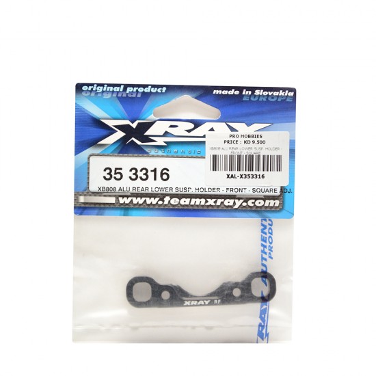 XB808 ALU REAR LOWER SUSP. HOLDER - FRONT - SQUARE
