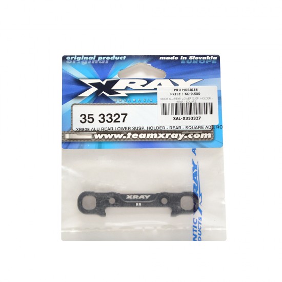 XB808 ALU REAR LOWER SUSP. HOLDER - REAR - SQUARE