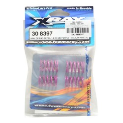XRAY SPRING-SET D1.8 (33 LB) PURPLE - MEDIUM-HARD