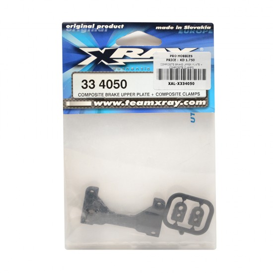COMPOSITE BRAKE UPPER PLATE + COMPOSITE CLAMPS