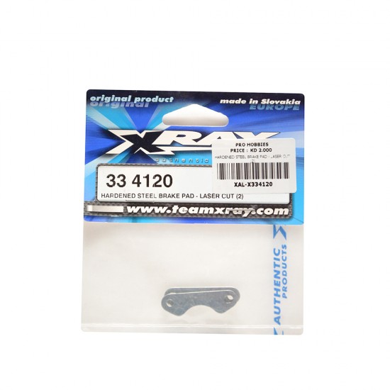 HARDENED STEEL BRAKE PAD - LASER CUT (2)