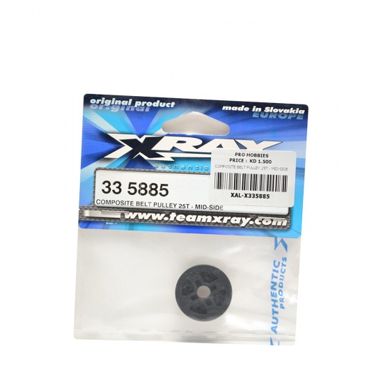 COMPOSITE BELT PULLEY 25T - MID-SIDE