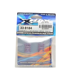XRAY SPRING-SET D=1.7 (30.5 LB) VIOLET - MEDIUM - FRONT (2)