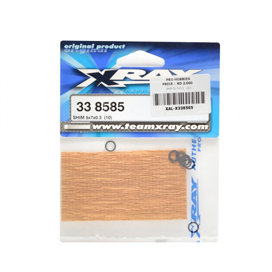 SHIM 5x7x0.3   (10)