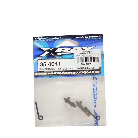 XB808 ALU BRAKE CAM POST & ROD (2+2) HARD COATED