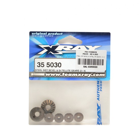 STEEL DIFF BEVEL & SATELLITE GEARS (2+4)