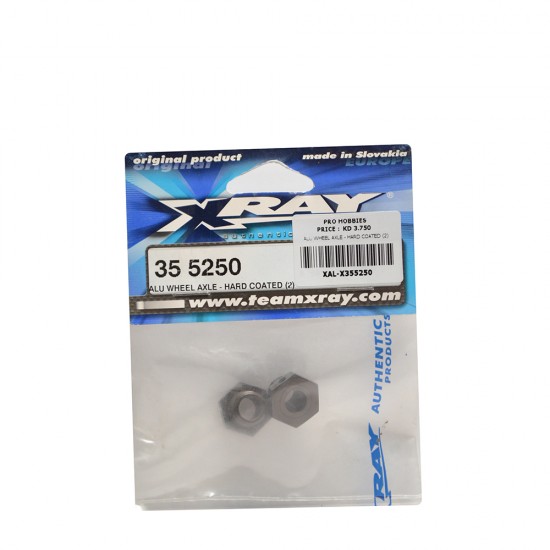 ALU WHEEL AXLE - BLACK COATED (2)