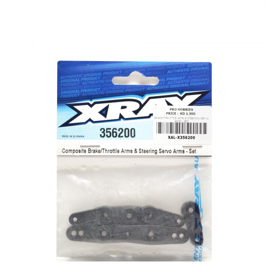 BRAKE/THROTTLE ARMS & STEERING SERVO ARMS - SET