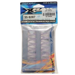 XRAY XB808 REAR SPRING SET C = 0.65 - VIOLET (2)