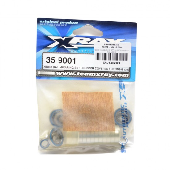 XB808 BALLBEARING SET  RUBBER COVERED FOR XB808
