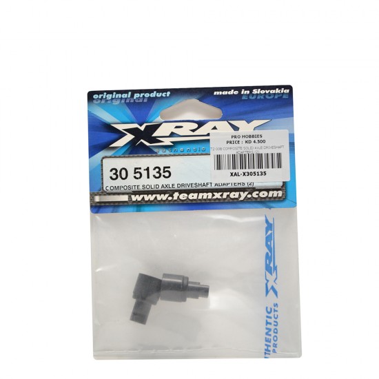 T2 008 COMPOSITE SOLID AXLE DRIVESHAFT ADAPTERS (2)