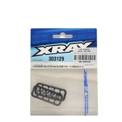 COMPOSITE SET OF SHIMS 3x 3x6x1MM; 1x 3x6x2MM (2)