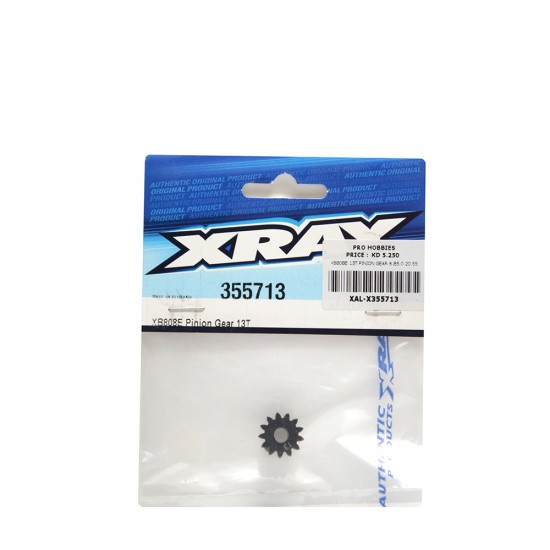 XB808E 13T PINION GEAR 6,85 0 20,55