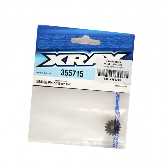 XB808E 15T PINION GEAR