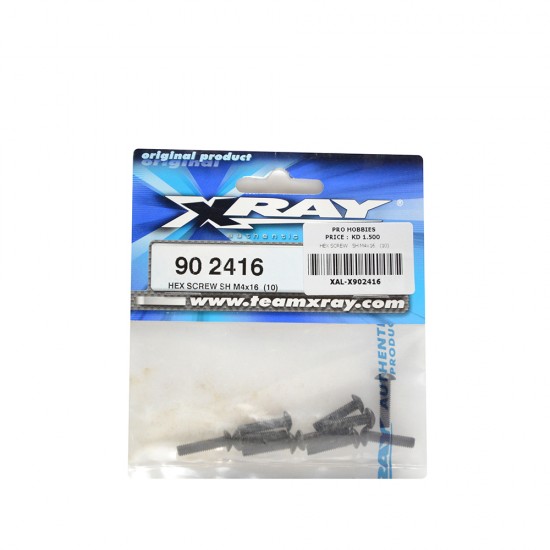 HEX SCREW SH M4x16 (10)