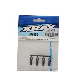 COMPOSITE BALL JOINT 4.9MM - CLOSED WITH HOLE (4)