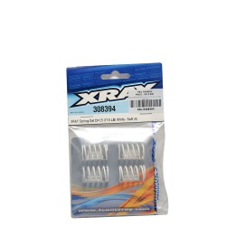 XRAY SPRING-SET D=1.5 (17.5 LB) WHITE - SOFT (4)