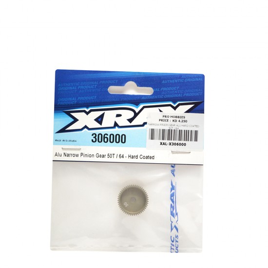 NARROW PINION GEAR ALU HARD COATED 50T / 64