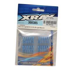 XRAY SPRING-SET D=1.6 (20 LB) LIGHT-BLUE   (4)