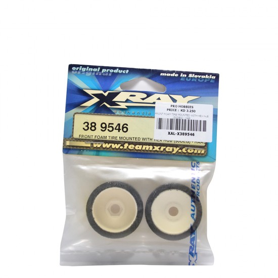 FRONT FOAM TIRE MOUNTED WITH HEX HUB (50DEG) - HAR