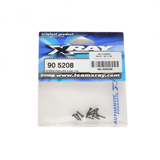 SCREW PHILLIPS 2.2x8   (10)