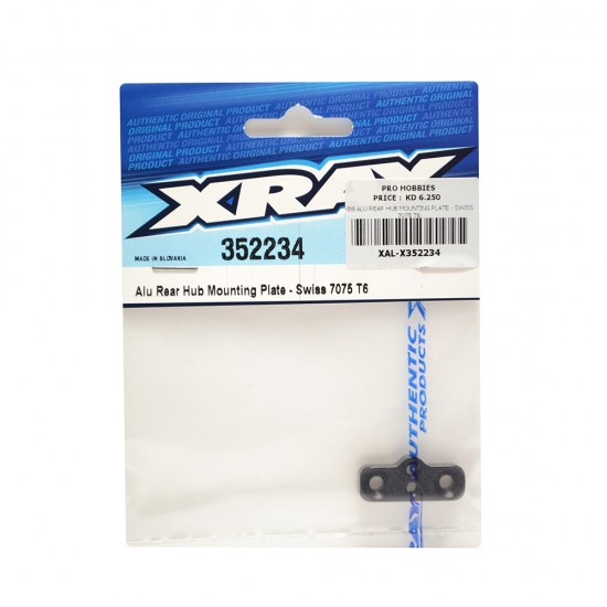 XB8 ALU REAR HUB MOUNTING PLATE - SWISS 7075 T6