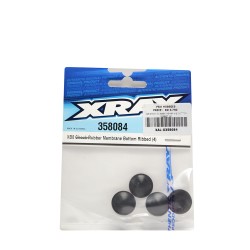 XB8 SHOCK RUBBER MEMBRANE BOTTOM RIBBED (4)