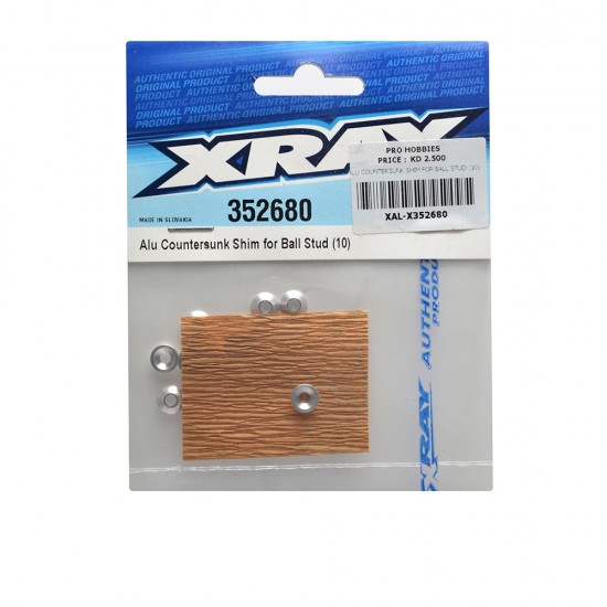 ALU COUNTERSUNK SHIM FOR BALL STUD (10)