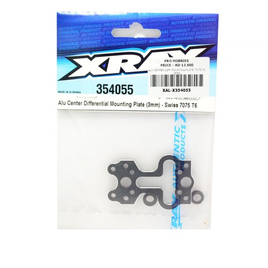 ALU CENTER DIFF MOUNTING PLATE 7075 T6 (3MM)
