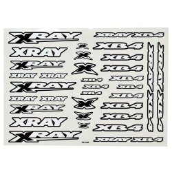 Xray CB4 Sticker For Body - White