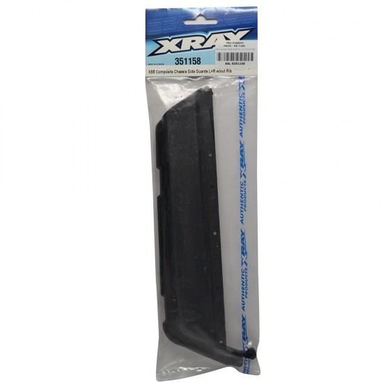 XB8 CHASSIS SIDE GUARDS L+R W/OUT RIB