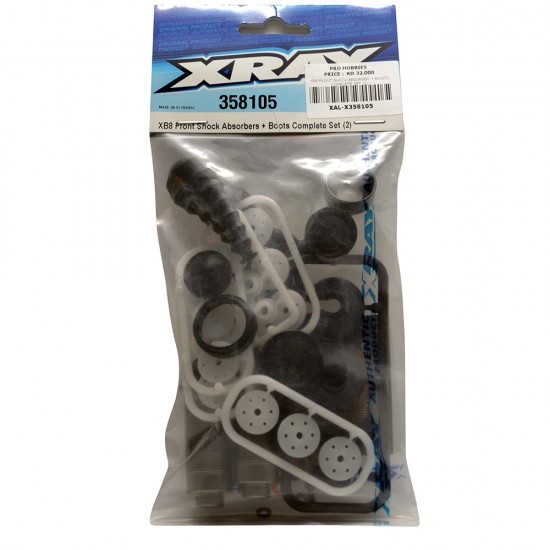 XB8 FRONT SHOCK ABSORBER + BOOTS COMPLETE SET (2)