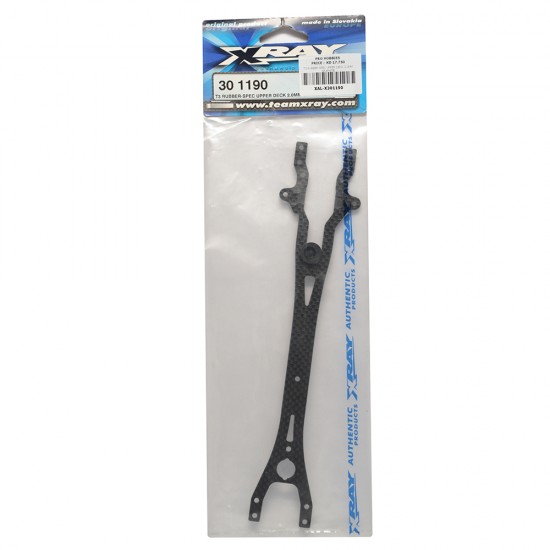 T3 RUBBER-SPEC UPPER DECK 2.0MM GRAPHITE