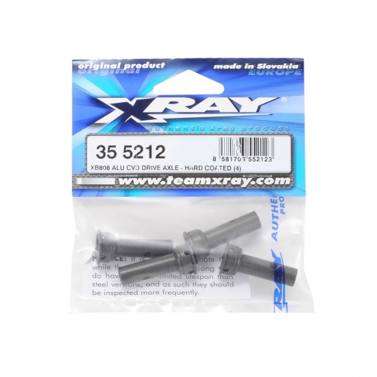 XB808 ALU CVD DRIVE AXLE  SWISS 7075 T6  HARD CO