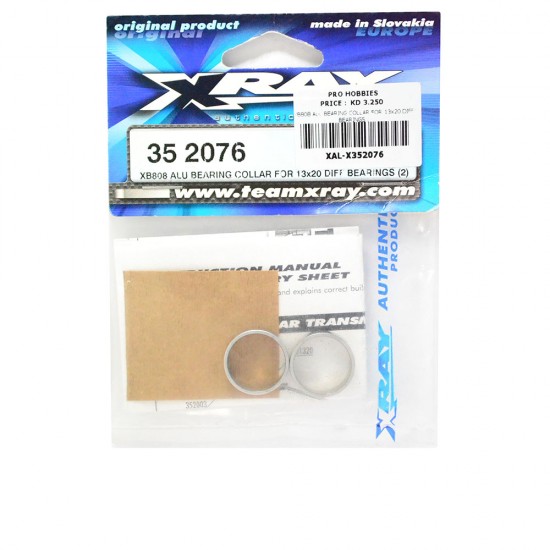 XB808 ALU BEARING COLLAR FOR 13x20 DIFF BEARINGS (