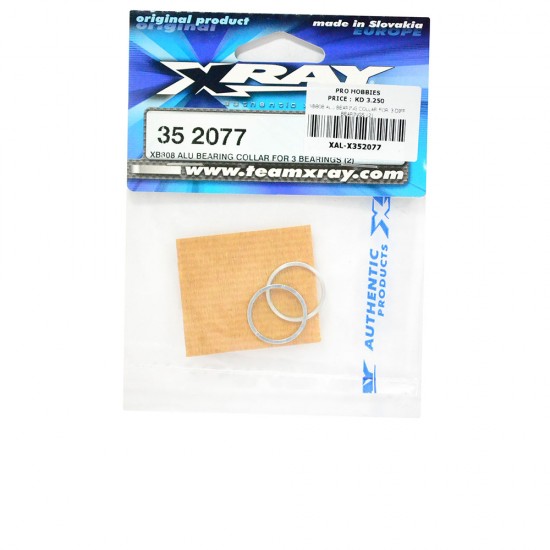 XB808 ALU BEARING COLLAR FOR 3 DIFF BEARINGS (2)