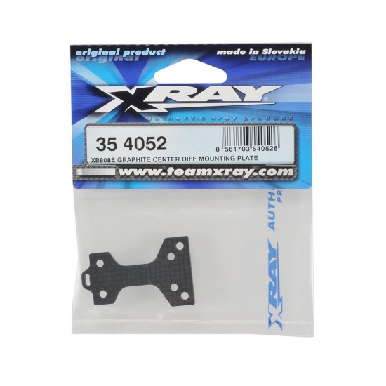 XB808E GRAPHITE CENTER DIFF MOUNTING PLATE 6,85 0 6,85