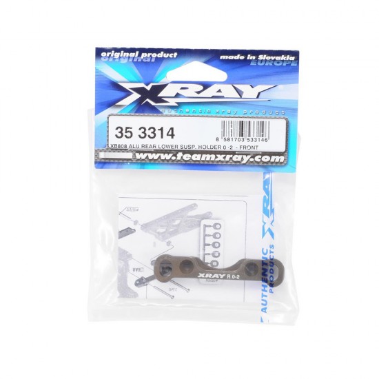 XB808 ALU REAR LOWER SUSP. HOLDER - FRONT - SWISS