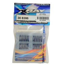 XRAY SPRING-SET D 1.7 (25 LB) DARK-BLUE   (4)