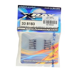 XRAY SPRING-SET D=1.7 (28.5 LB) DARK-BLUE - SOFT-MEDIUM - FRONT (2)