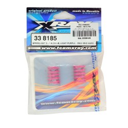 XRAY SPRING-SET D=1.8 (33 LB) LIGHT-PURPLE - MEDIUM-MEDIUM HARD -