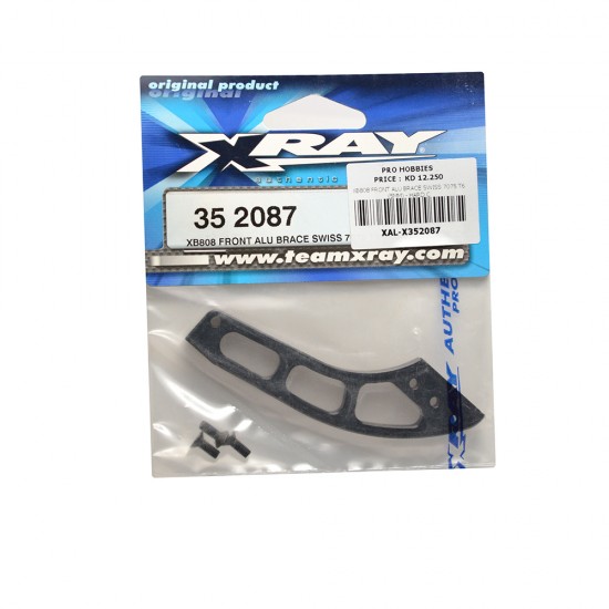 XB808 FRONT ALU BRACE SWISS 7075 T6 (5MM) - HARD C