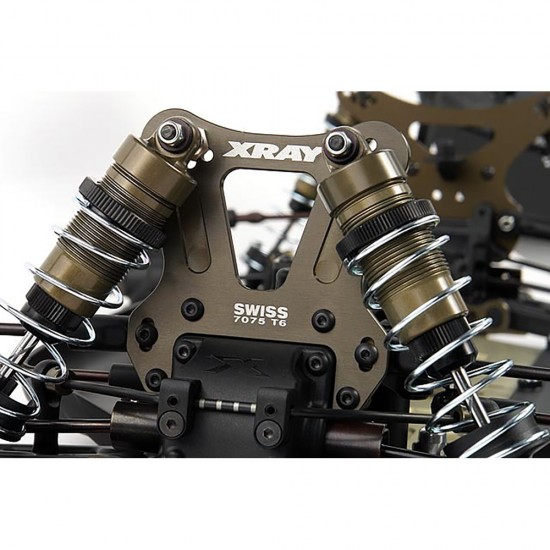 XB808 FRONT ALU SHOCK TOWER SWISS 7075 T6 (3MM) -