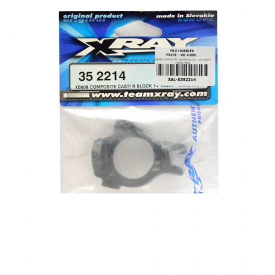 XB808 COMPOSITE CASTER BLOCK 14° RIGHT - HAND MODI