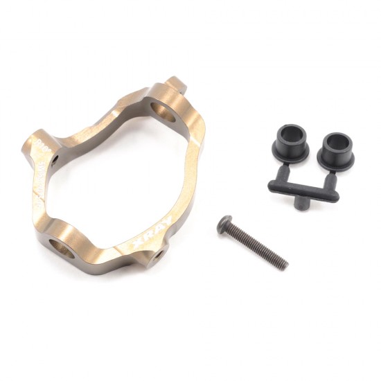 XB808 ALU CASTER BLOCK 10° RIGHT - SWISS 7075 T6 -