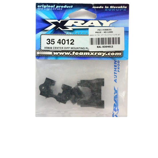 XB808 CENTER DIFF MOUNTING PLATE SET