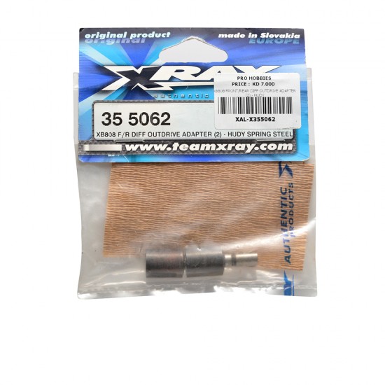 XB808 FRONT/REAR DIFF OUTDRIVE ADAPTER (2) - HUDY