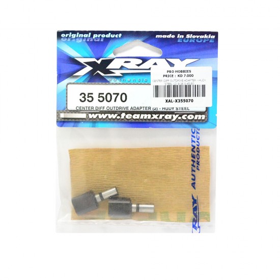 CENTER DIFF OUTDRIVE ADAPTER - HUDY STEEL (2)