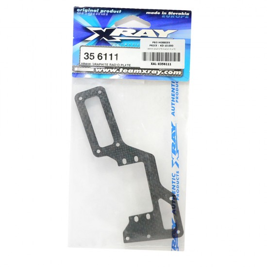 XB808 GRAPHITE RADIO PLATE