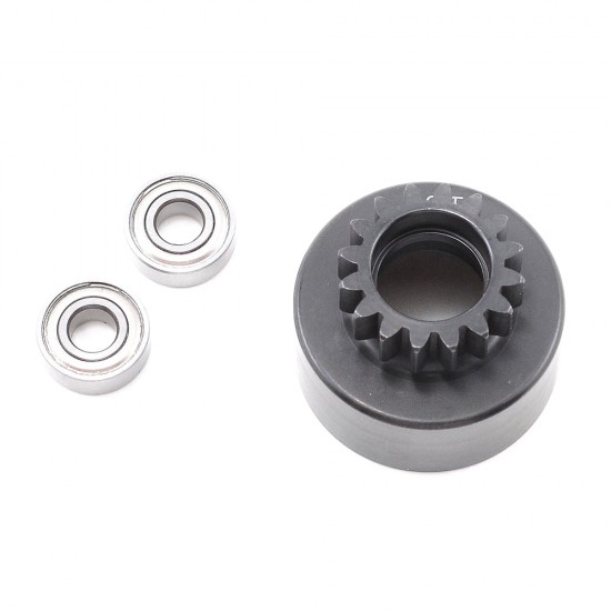 XB808 CLUTCH BELL 16T WITH OVERSIZED 5x12x4MM BALL
